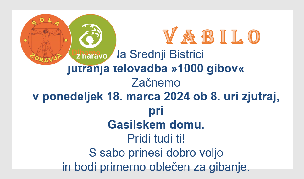 vabilo-Srednja Bistrica